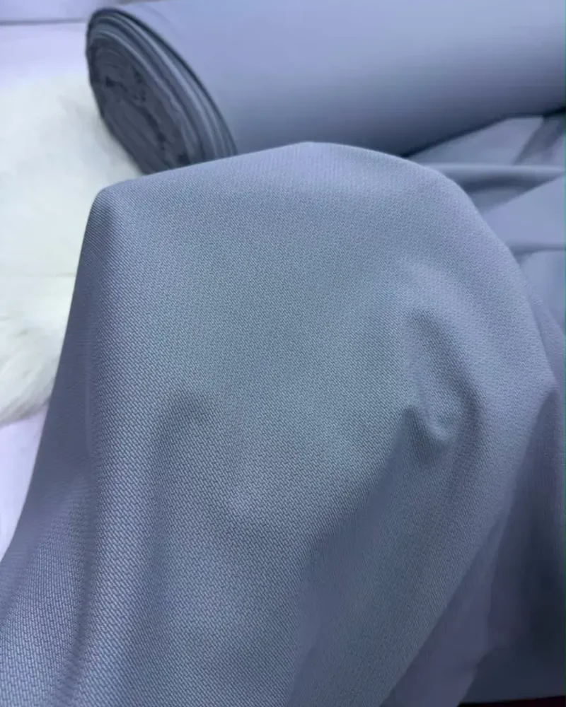 Lilac Pure Wool Kaftan Fabric fabric on the roll